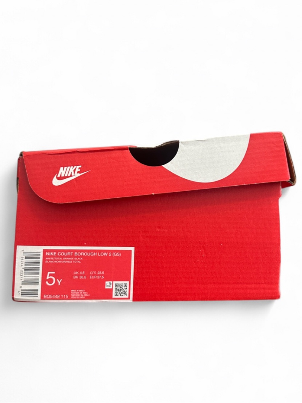 Nike Court Borough Low 2 Sneakers Size 5 Youth/ US 6.5 Women’s/ EU 37.5 (NEW) - Picture 12 of 12